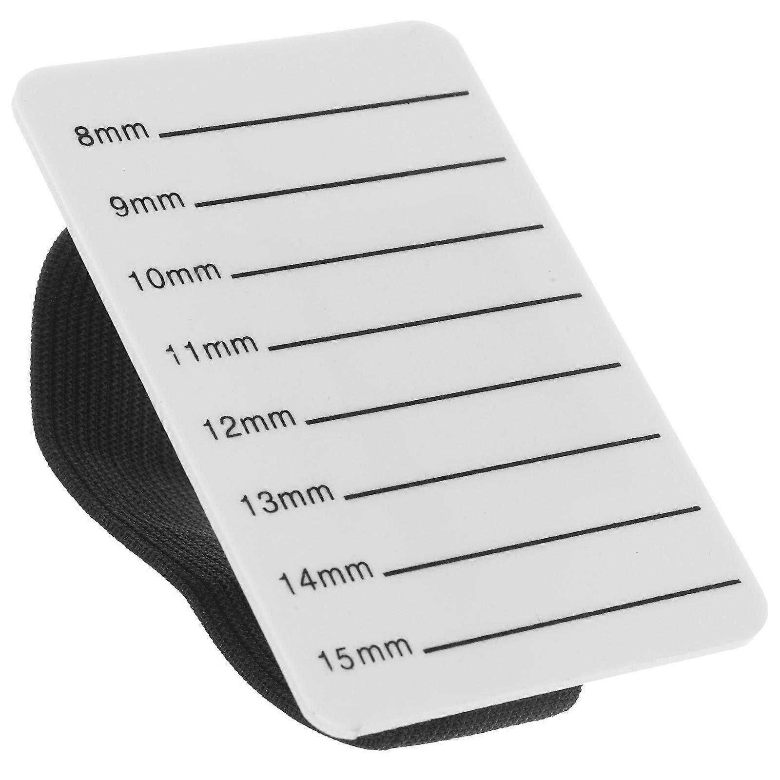 Lash Extension Tool Eyelashes Grafting Lash Tray Rectangular Shape White Color 7.9x5.4cm For Makeup Artist 1Pcs