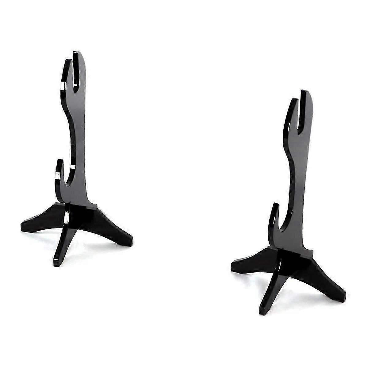 Wand Display Stand Wand Display Stand 2 Tiered Lightsaber Holder Table Shelf for Holding Wand Light