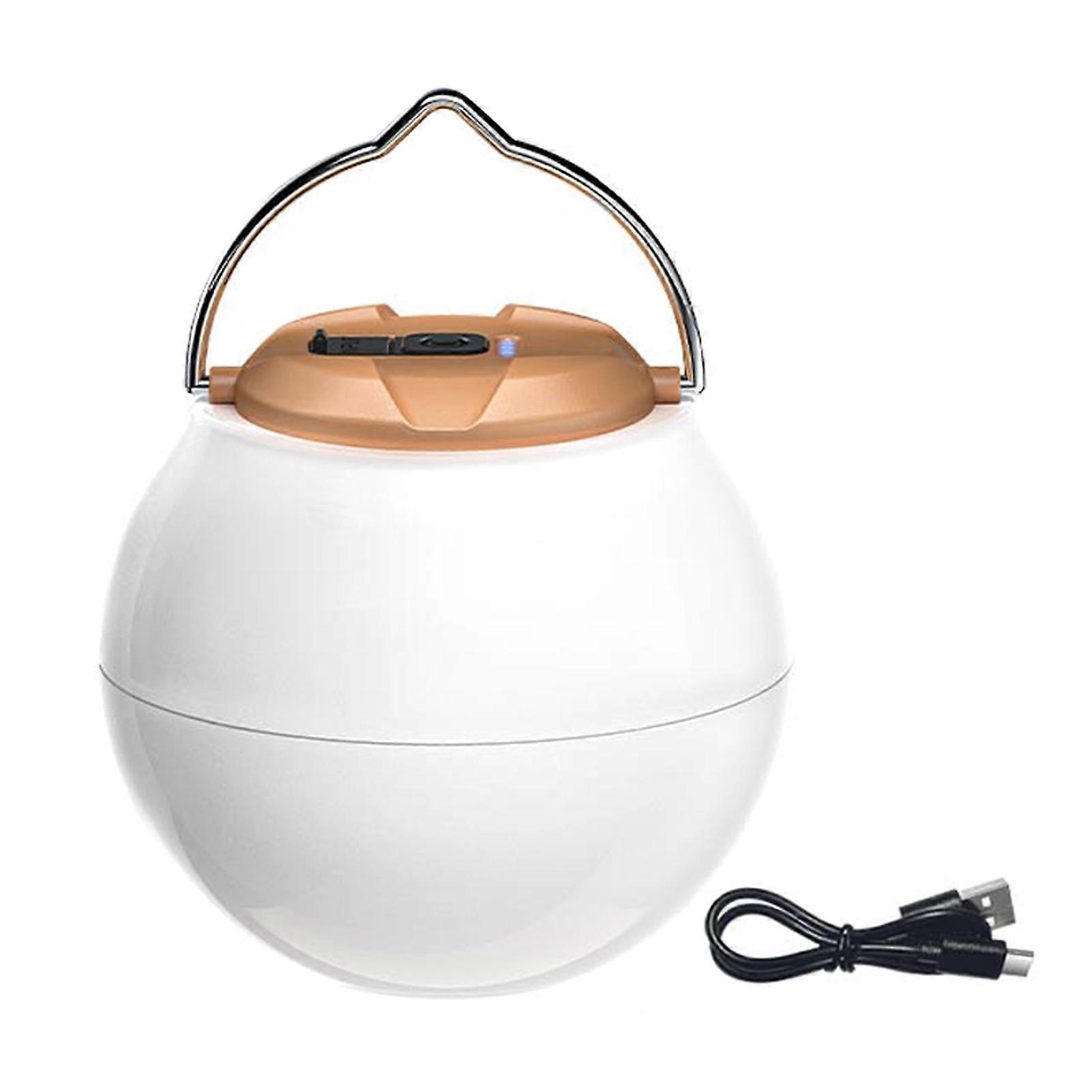 LED Camping Light Portable Campsite Lantern Waterproof Tent Lamp USB Rechargeable with 3 Light