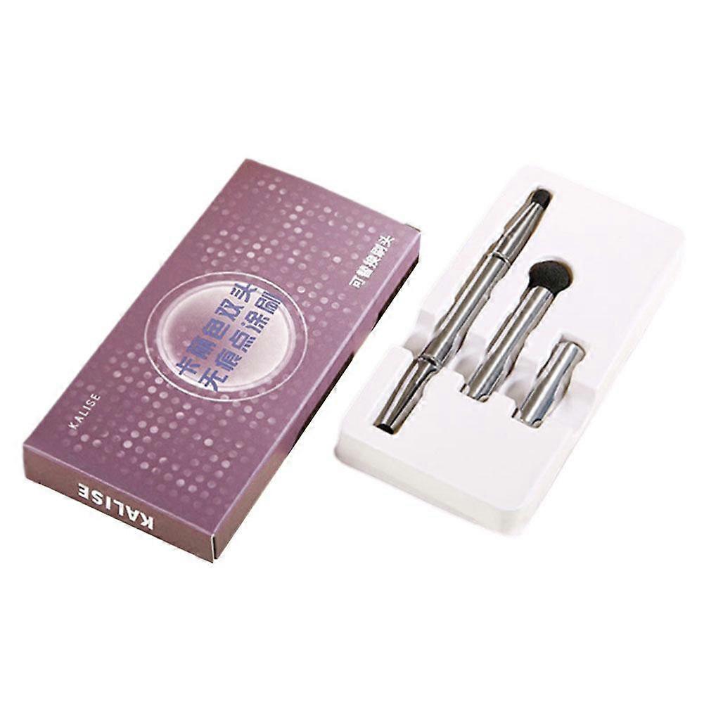 Double-sided Concealer Brush with Replaceable Head, Round Head for Details