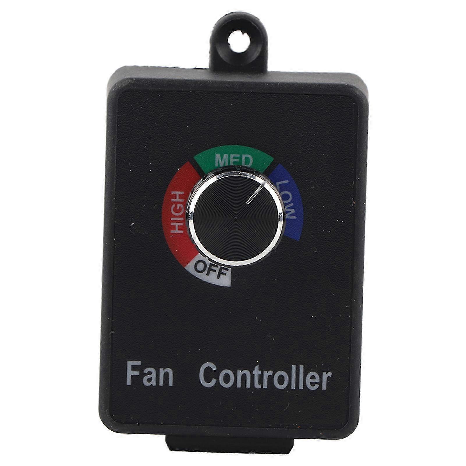 120V 3A Active Ducted Fan Speed Controller Dial for Inline Hydroponic Fans Compatible with Various Brands