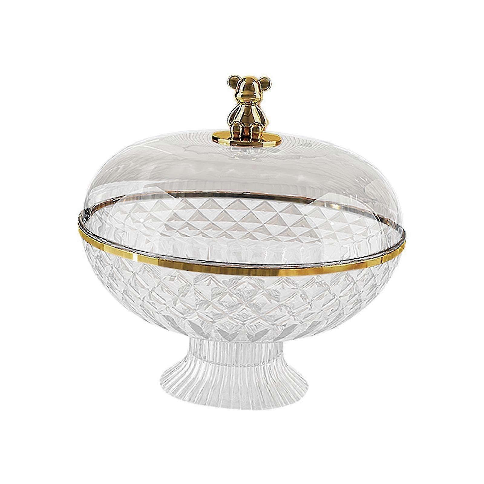 Sebzeleri saklamak için berrak gri meyve tabağı, mutfak tezgahları, partiler ve düğünler için ideal