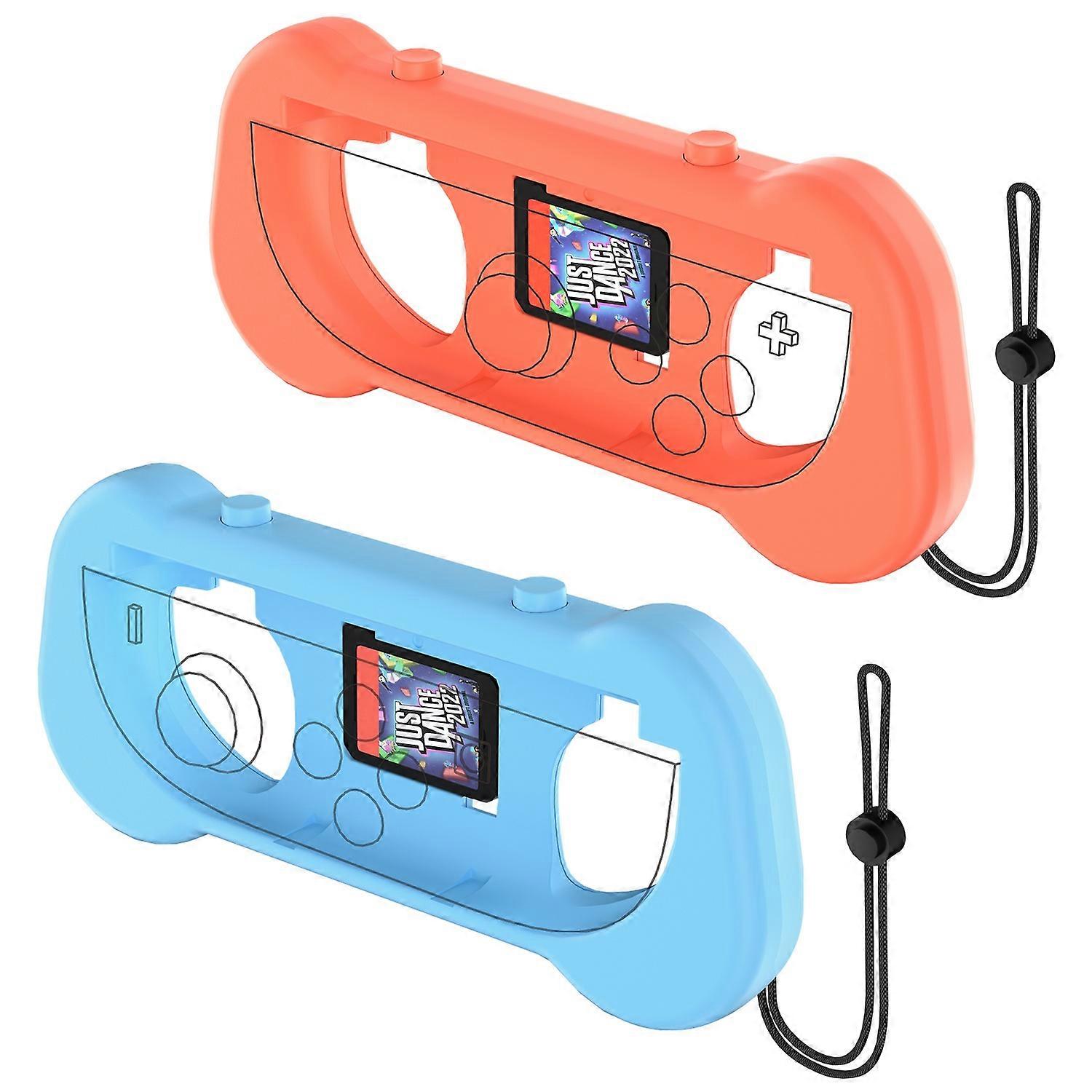 JYS-NS2263 2Pcs For Nintendo Switch 2 Joy-Con Grip Handle Ergonomic Controller Attachment with Wrist