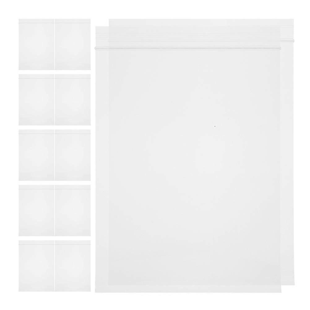 Snack Size Bags Clear Zip Bags General Users 100Pcs