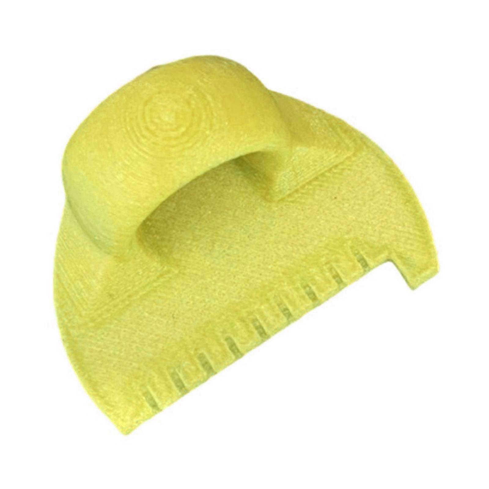 Degetar de cusut Protectoare pentru degete DIY Instrument de cusut Riglă de deget Șablon de cusut Ghid de cusut Instrument Galben