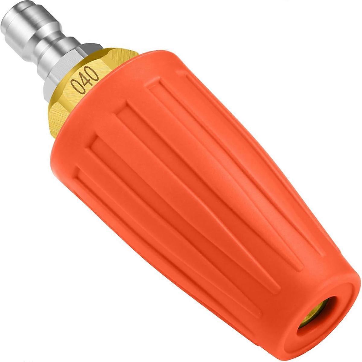 Turbo Nozzle Pressure Washer 4000 PSI Max Rotating Pressure Washer Nozzle with 1/4 Inch Connect Pre