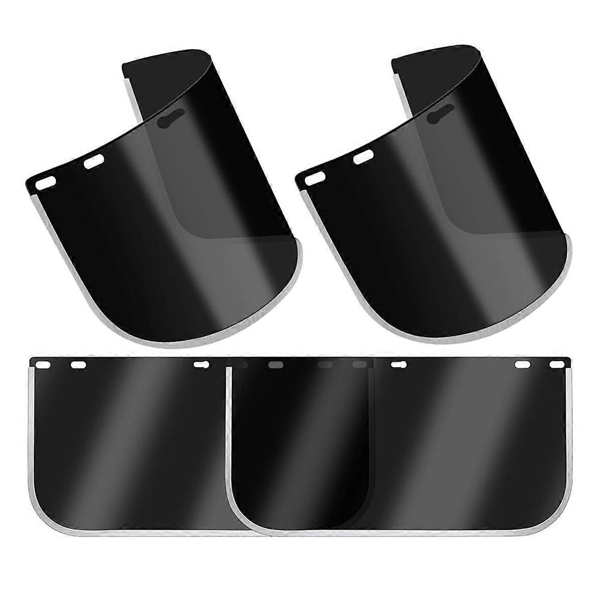 4 Pcs Replacement Lens, 15.47x7.87Inch for Full-Face Coverage Protective Safety Visor Replacement