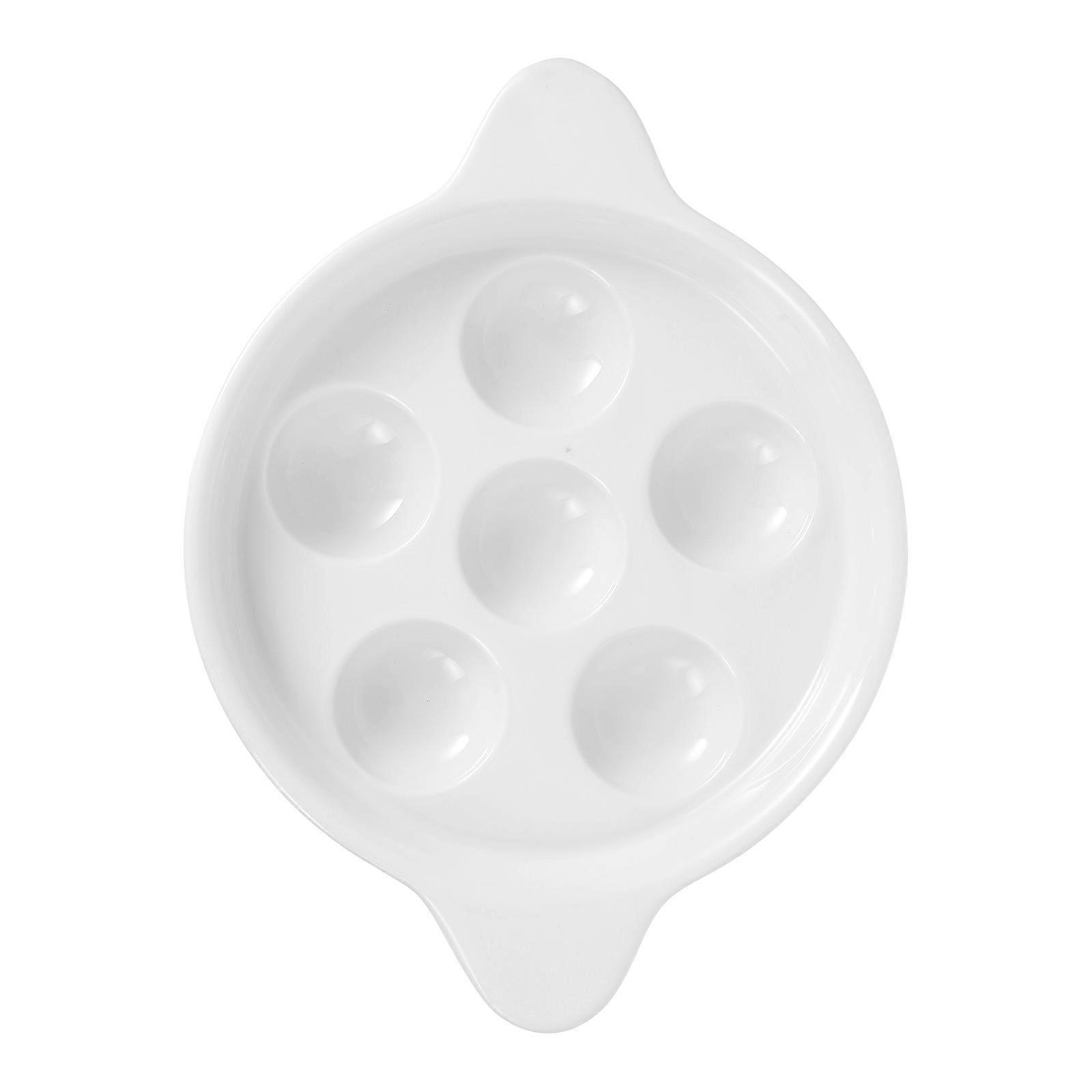 1Pc Ceramic Snail Baking Dish Simple Conch Holder Cooking Tool