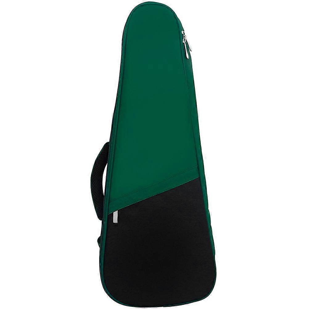 Ukulele Bag Case Dustproof Travel Rectangular Shape Green 1Pack