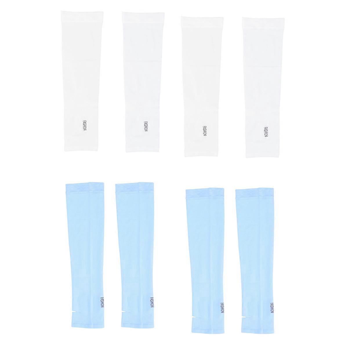 Protective Arm Sleeves Unisex Fashion Cuff Arm Guard For Cycling Golfing 4 Pairs