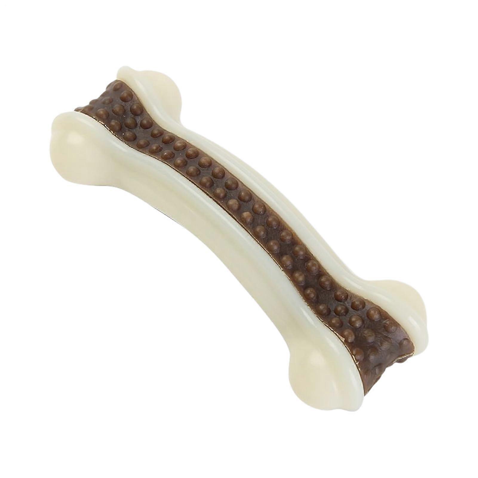 Dog Chew Toy For Aggressive Chewers, For Small Medium And Large Dogs, Training And Calming Chew Bone, Brown Size L