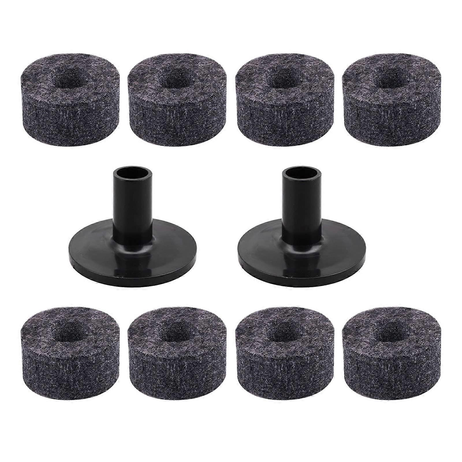 8 x Stand Felt Washer Drum Long Sleeve Drums Musical Instruments Accessories