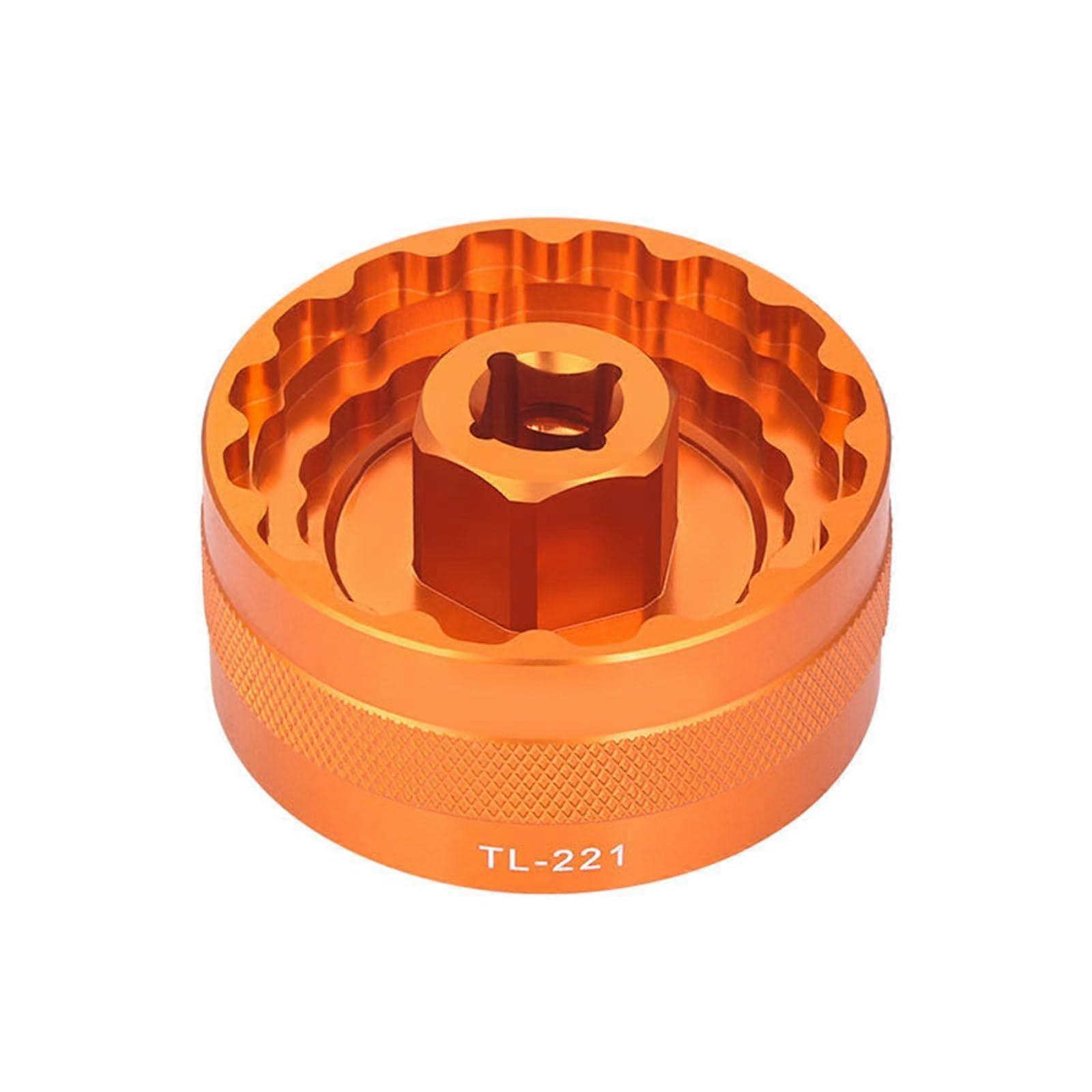 Bicycle bottom bracket, bearing removal tool, sleeve, ratchet, wrench,  for various models color