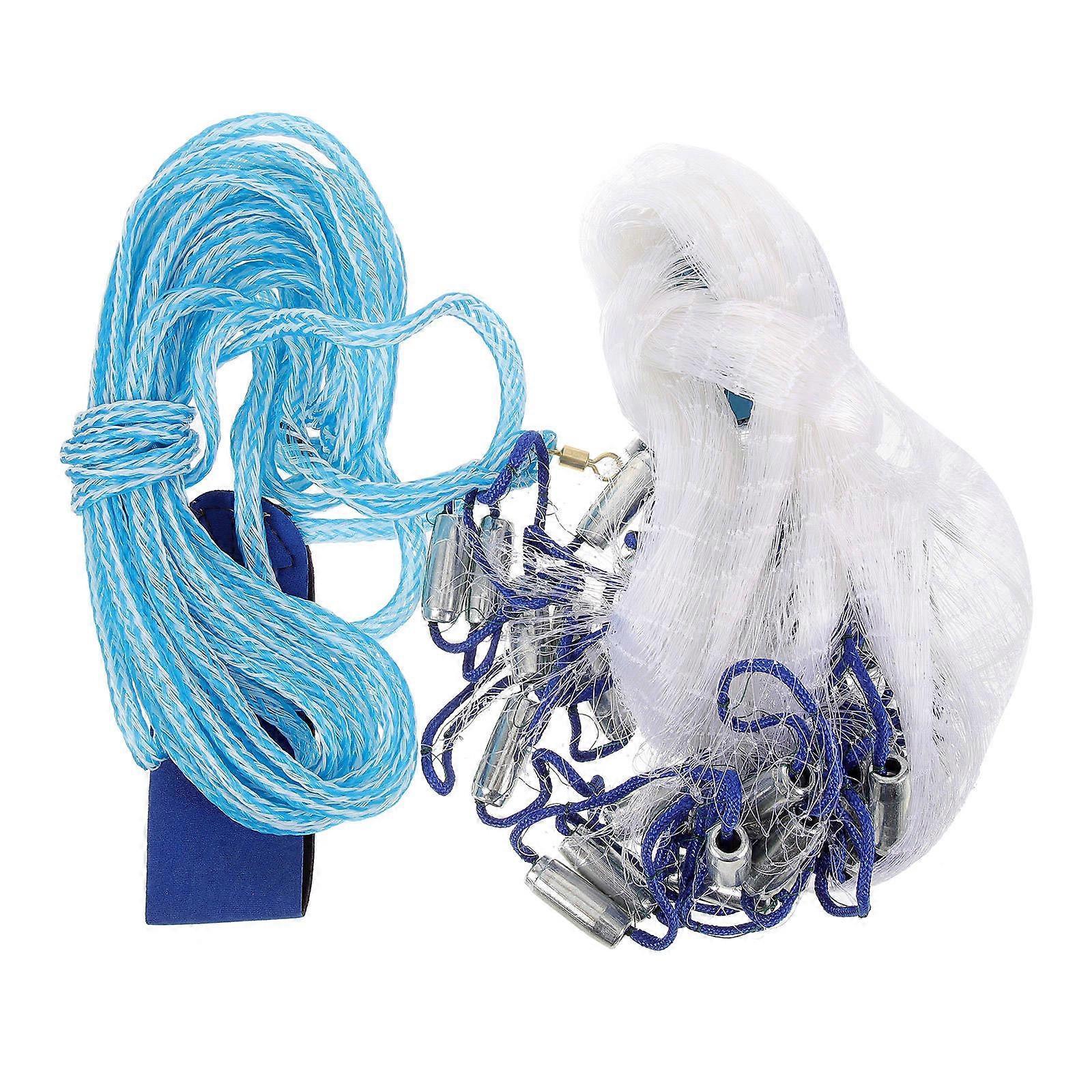 Fishing Net Cast Net Traditional Handmade 240x240cm 1Pack For Men And Women Outdoor Use