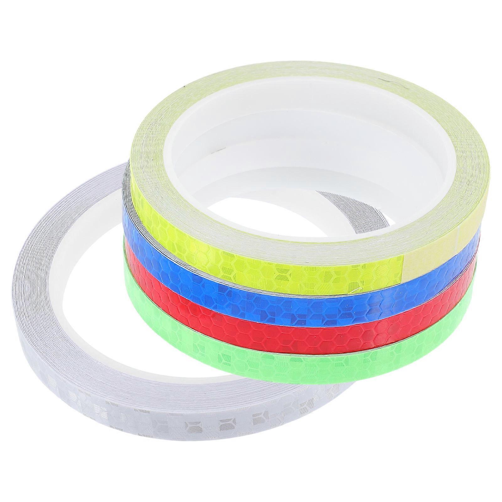Reflective Tapes Enhances Visibility In Low Light Conditions 5 Rolls Green