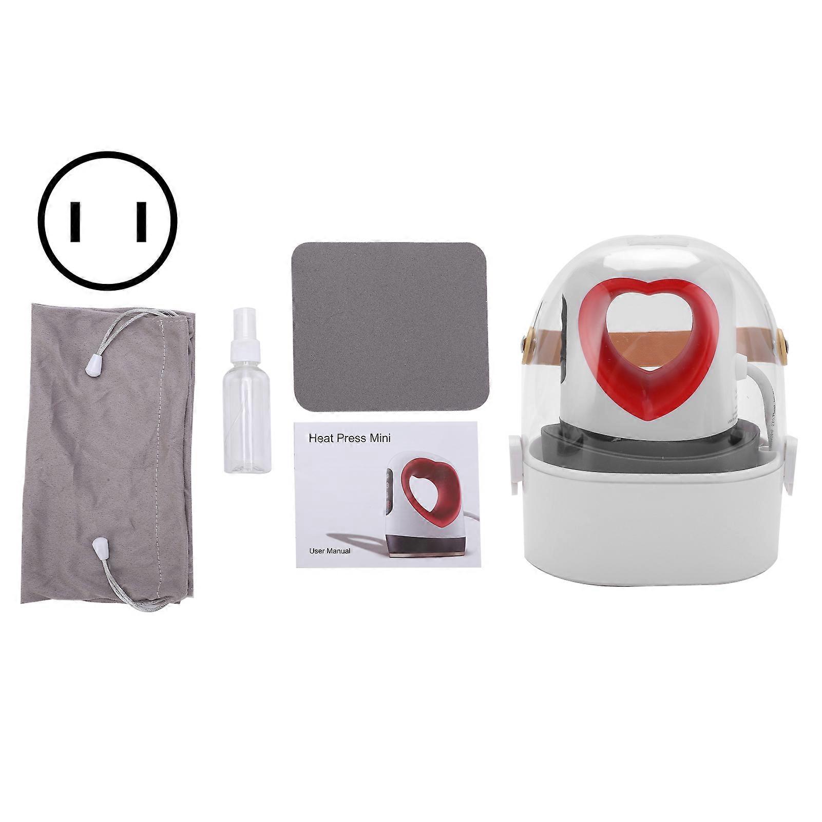 Mini Heat Press Portable Lightweight Red Pressing Machine for Shoes Hats Heating Transfer