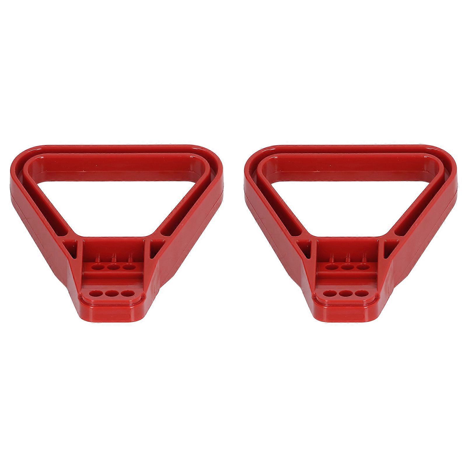 2PCS 350A Connector Handle Safe Battery Quick Connector Handle for Solar Panels Dual Battery System Refrigerator Red