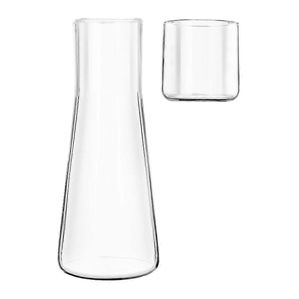 Transparent Glass Cold Water Kettle Set Food Safe, Elegant Design for Home Use, Perfect for Daily Drinks and Guests