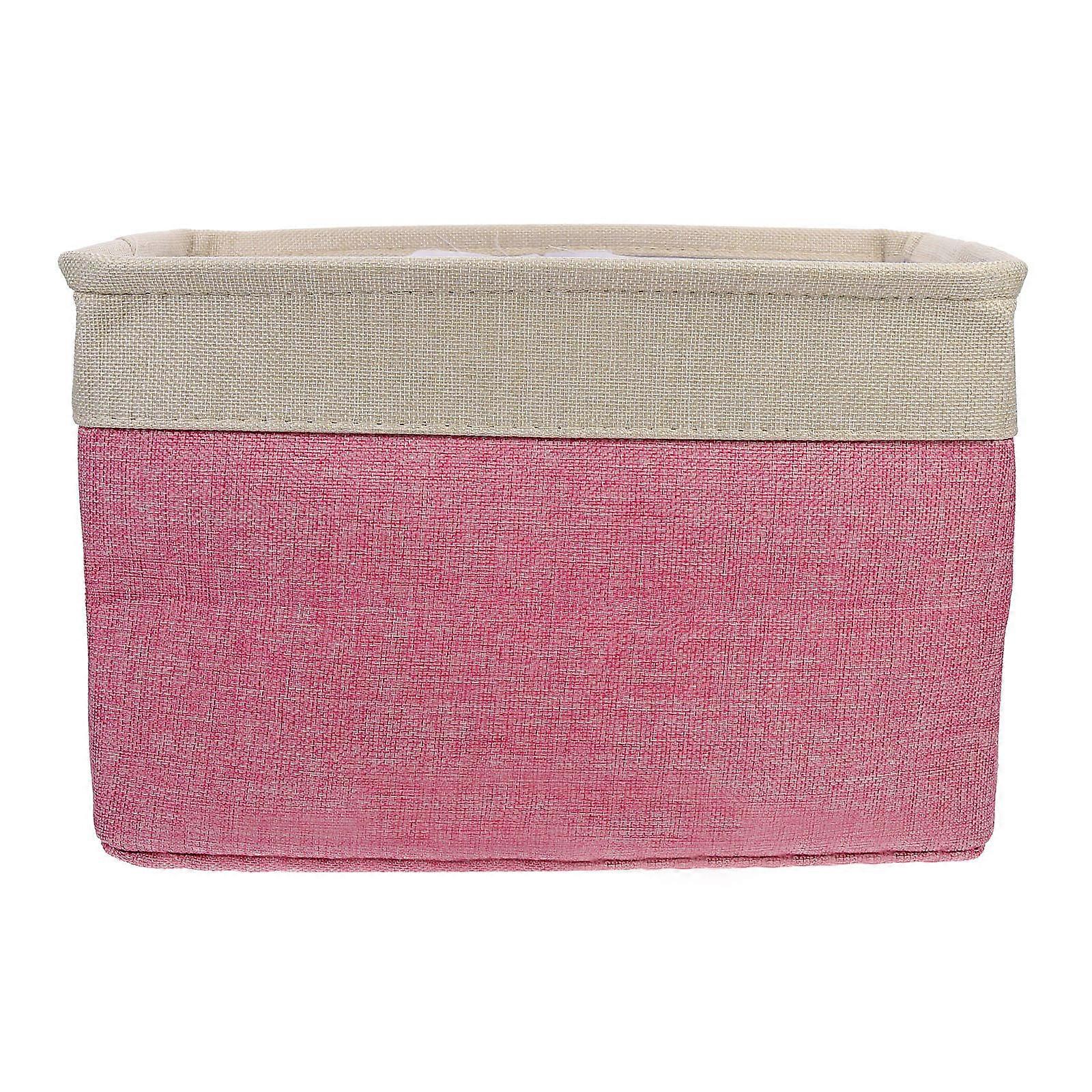 Wardrobe Clothes Organiser Basket Storage Baskets For Organizing Beige Linen 1Pcs