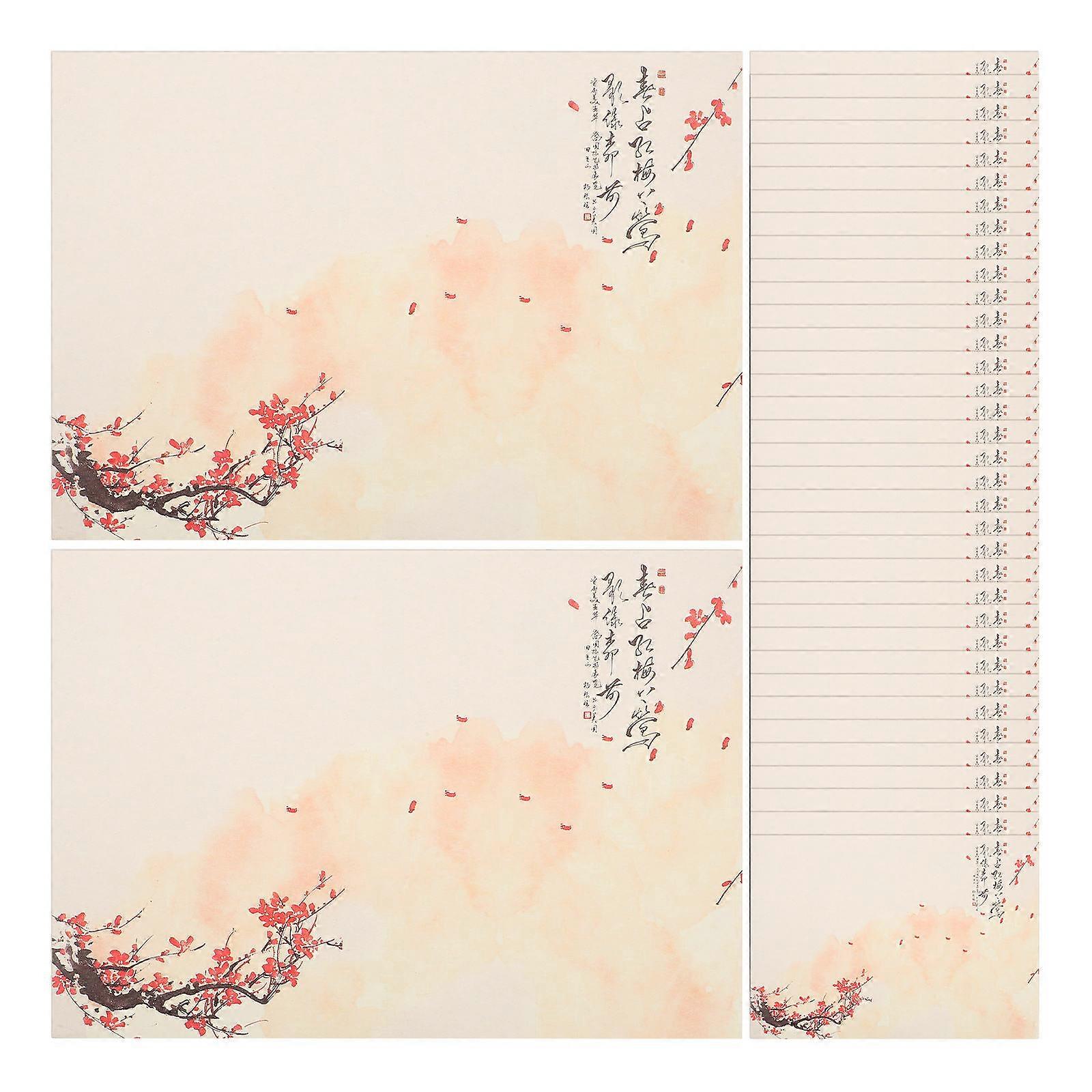 Elegant Letter Paper Vintage Writing Paper Rectangular For Friends Who Like Writing 80 Sheets