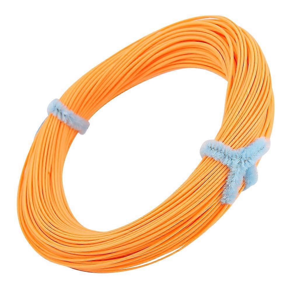 Fly Line, Weight Forward Fly Fishing Line Nylon Floating Fly Fishing Line WF 4/5/6/7/8 for Stream River Lake (WF6F)