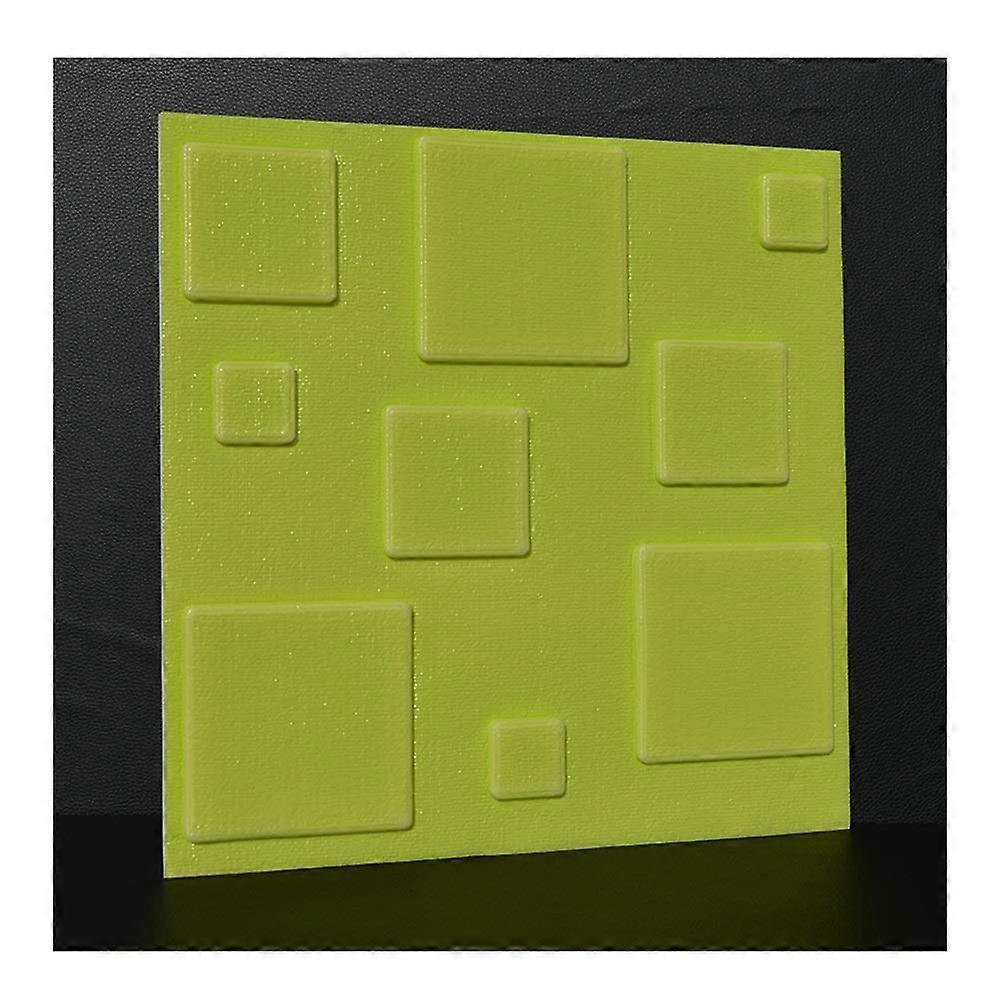 Wall Panel Foam Tiles Green 12 Pack Wall Tile Decoration