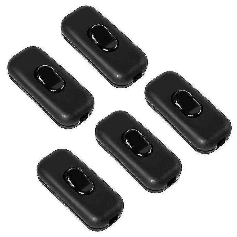 Inline Cord Switch on/Off Lamp Control Appliance Switch 250V 6A 5Pack