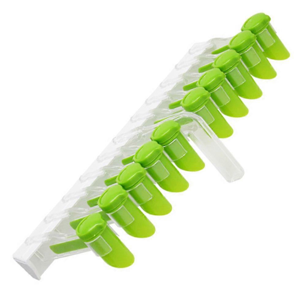 Wall-Mounted Seasoning Rack Condiment Storage Quick Access Simple Plastic 1Set