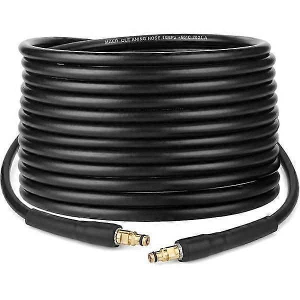 10m hose for high pressure washer, replacement hose for Karcher K-series K2, K3, K4, K5, K7, click connection... (10)