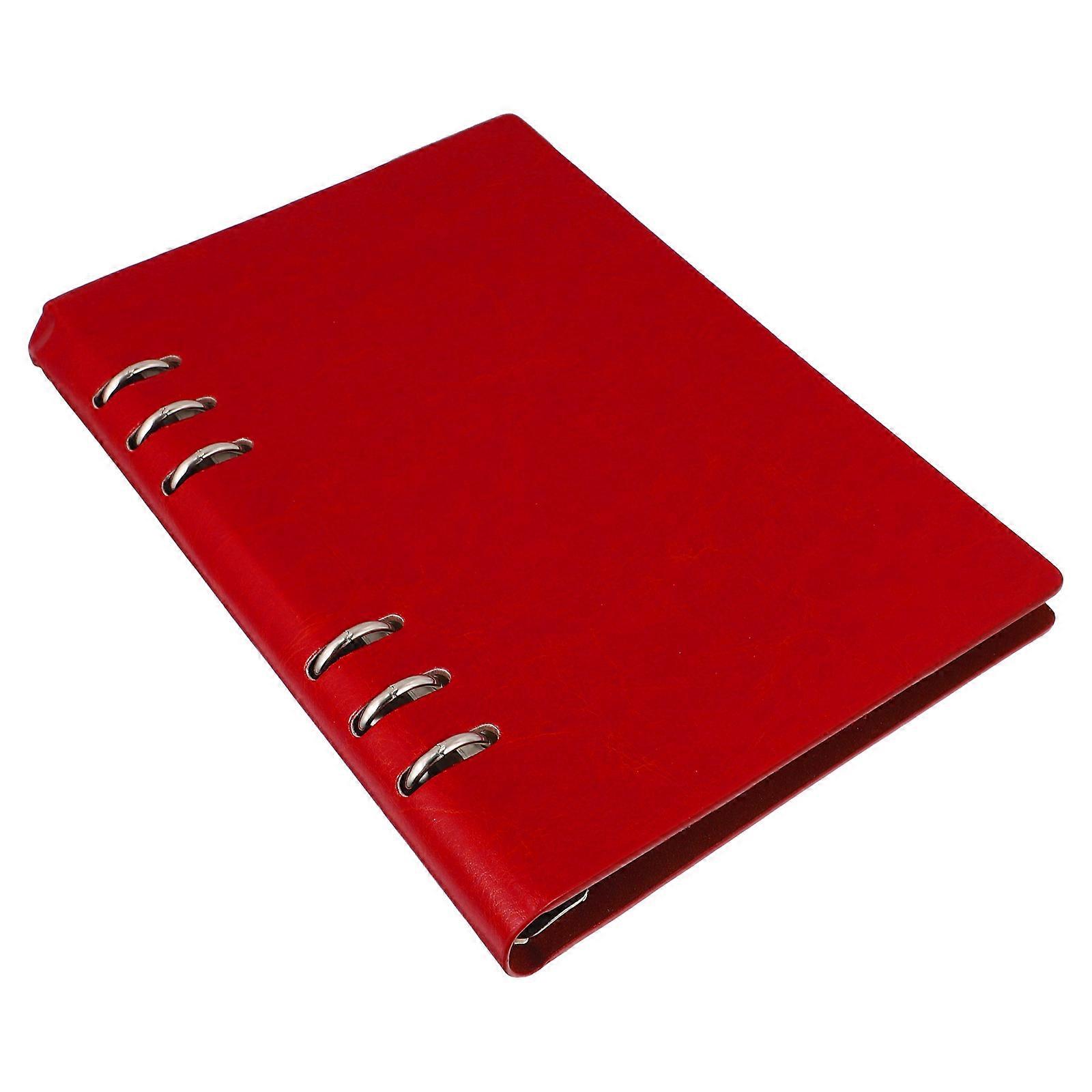 Practical Notepad for Writing Use with Synthetic Material Red Color Perfect for Office Use 1pc