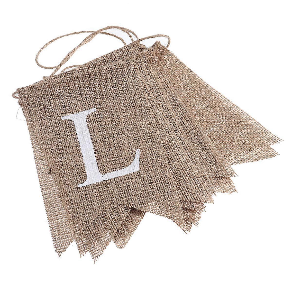 Valentines Day Hanging Decor Wedding Day Bunting Couples Event Planners Single Size 13x18cm 1Set