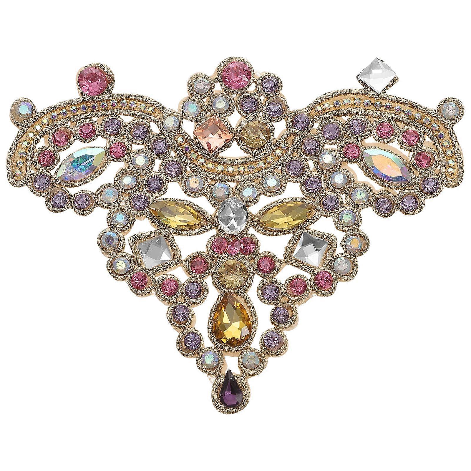 Rhinestone Applique Embellishments Creative Design For Hats And Accessories 1Pcs