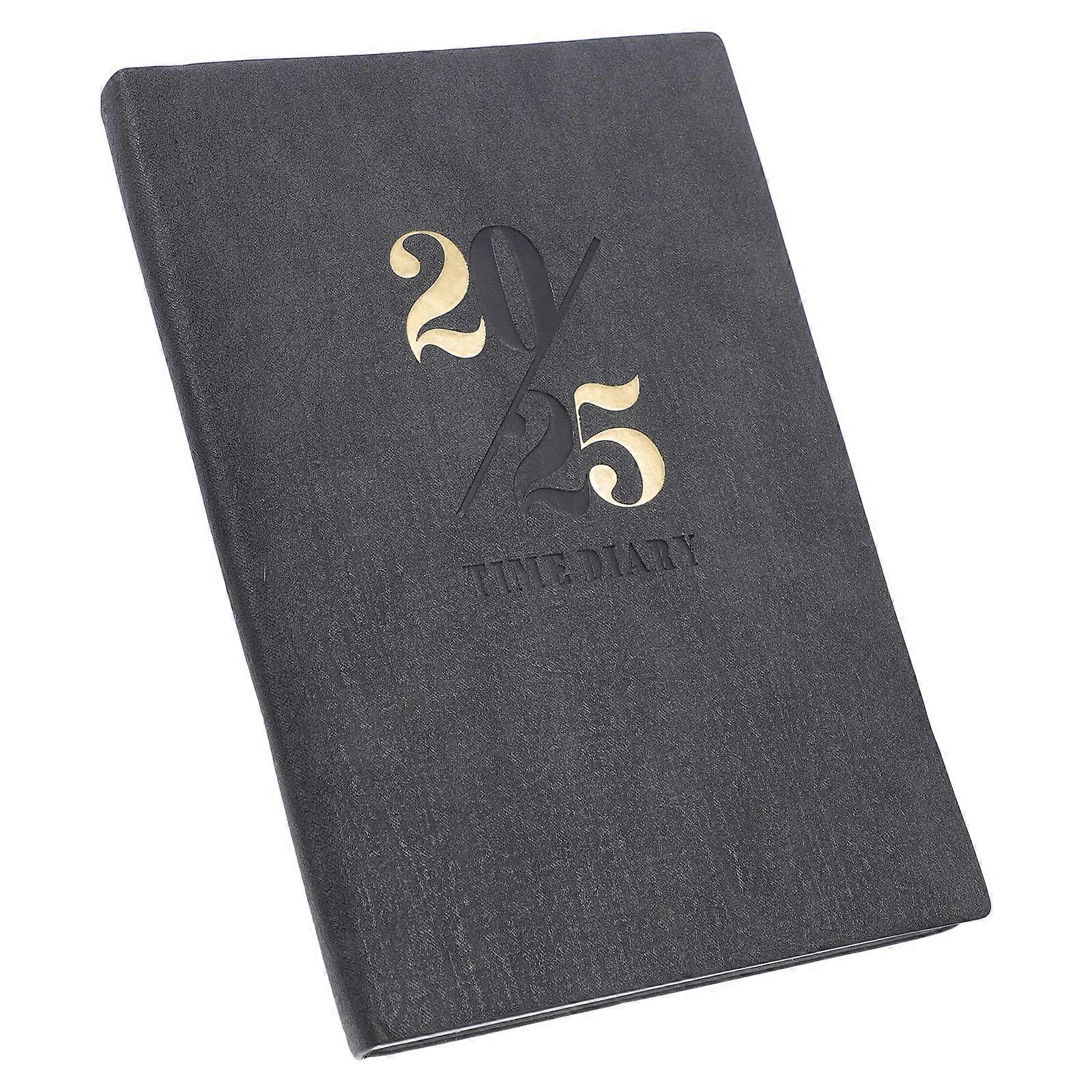 Daily Planner Schedule Book for Writing Use with PU Cover and Paper Days