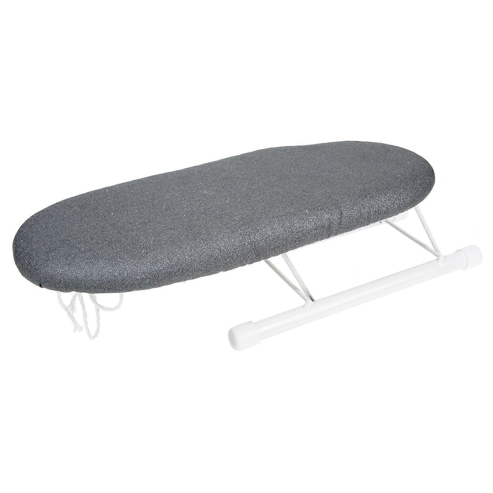 Folding Ironing Board Small Clothes Table Foldable Design Silver 28x10cm Easy to Carry and Store 1Pcs