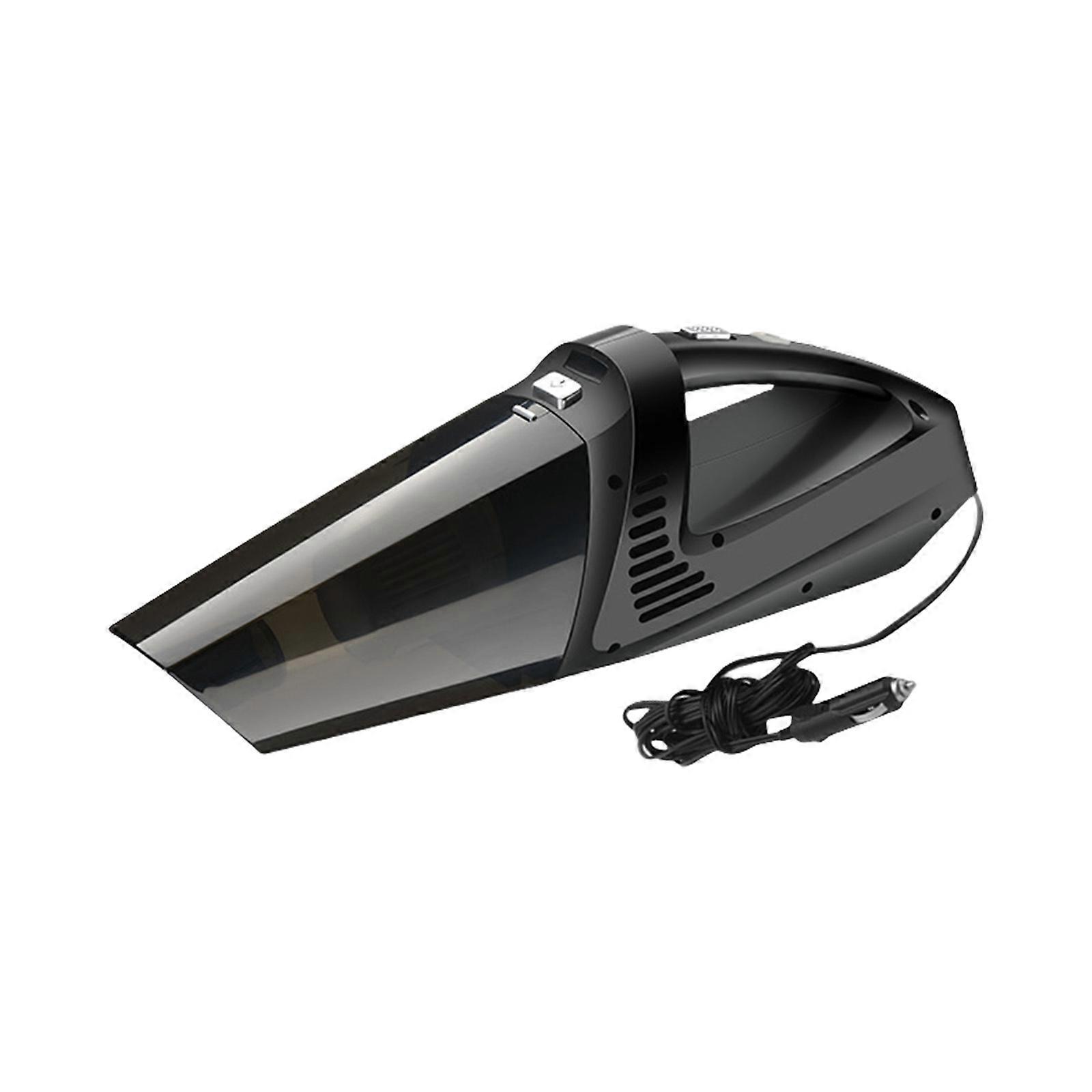 Multifunctional Car Vacuum Cleaner with 13.7Ft Power Cord Air Compressor and Tire Pressure Monitor 120W Motor Multicolor