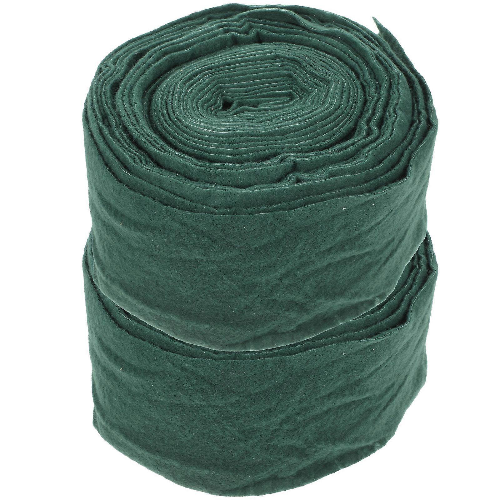 Non-Woven Tree Guard Plant Bandage Cold Resistance For Shrubs Green 2 Rolls