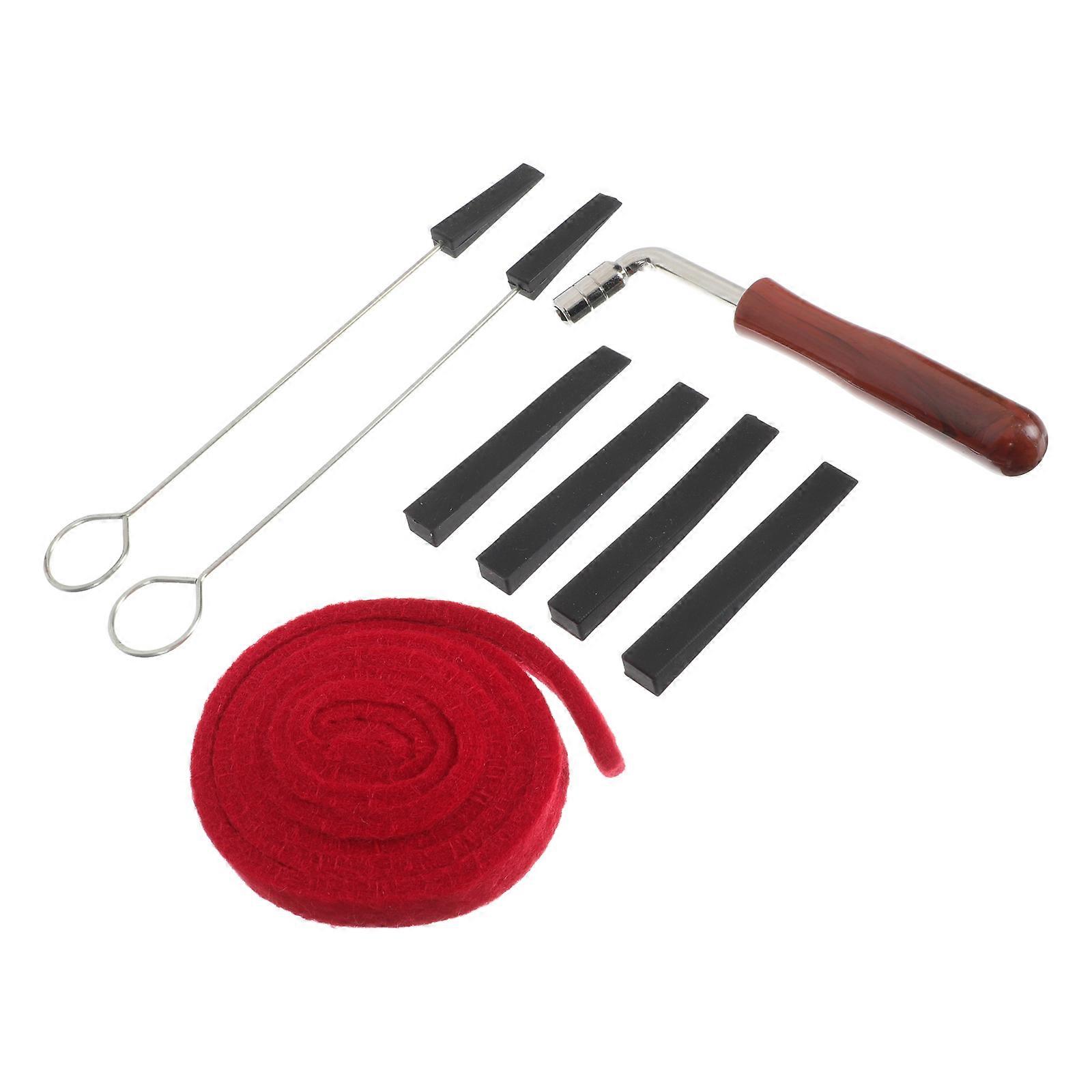 Piano Tuning Tools 1 Set Piano Mutes With Handles For Piano Practice 16.5x4cm Durable Design Piano Silencers
