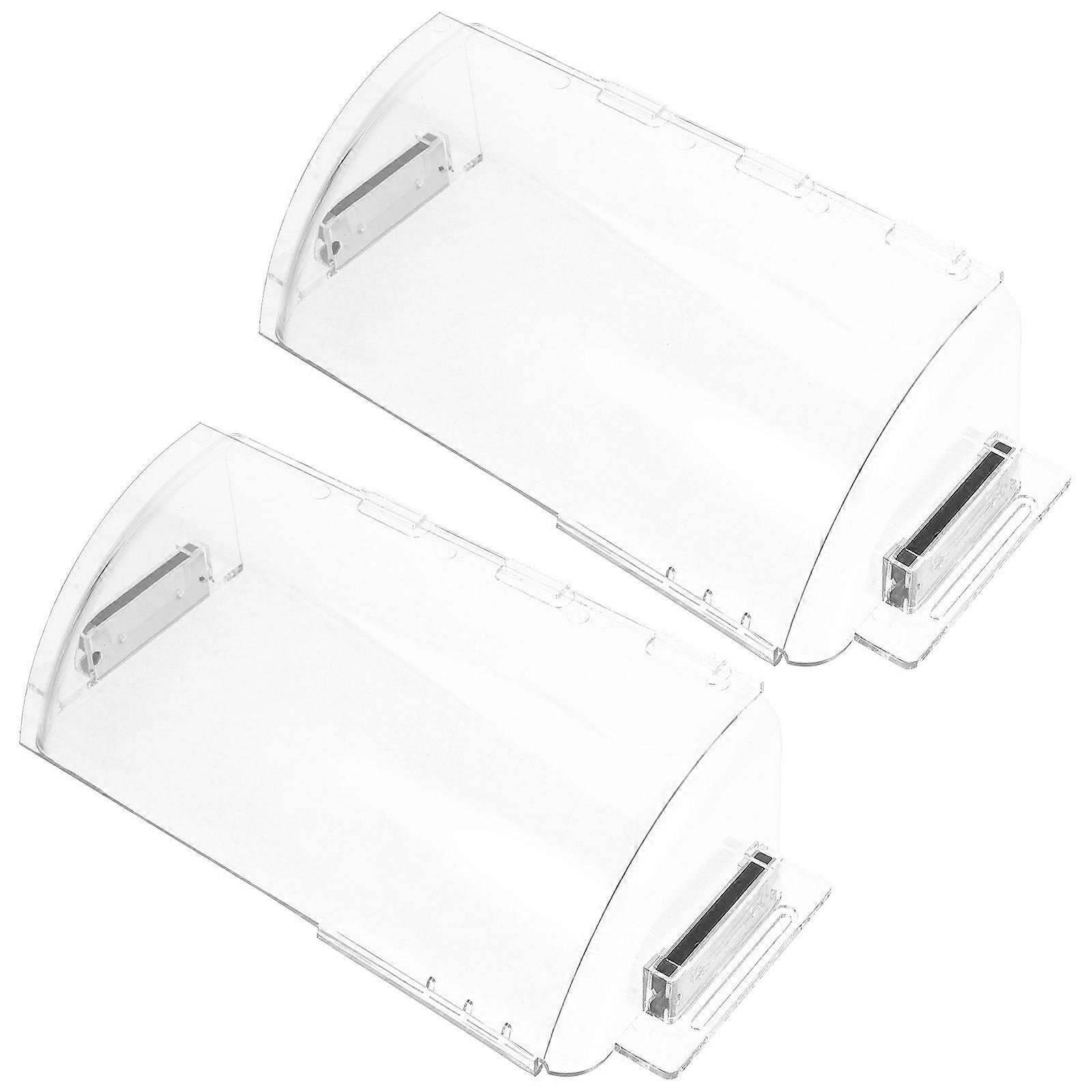 Vent Deflector For AC Air Deflector For Floor Vent Sleek Shape 39.00X10.00X6.50CM Enhance Ventilation 2Pcs
