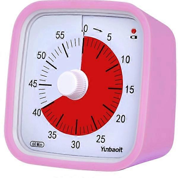 Visual Time Timer 60 min - Perfect timer for children - Pink