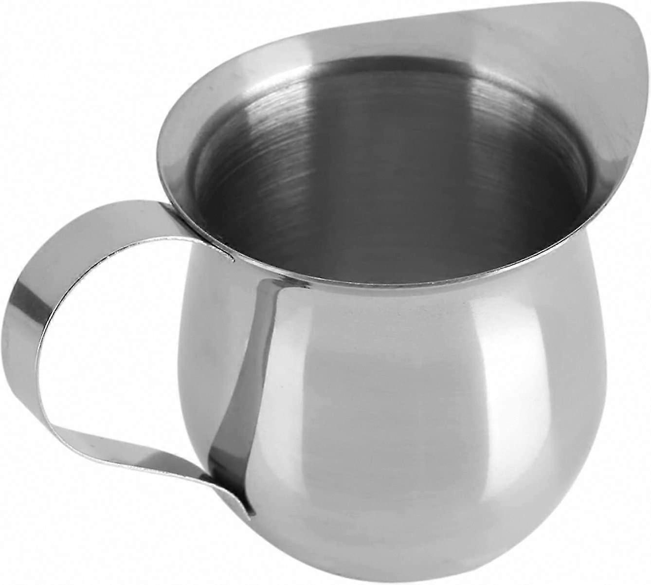 Stainless Steel Milk Frothing Pitcher for Coffee & Latte - 90ml/240ml (3oz/8oz)