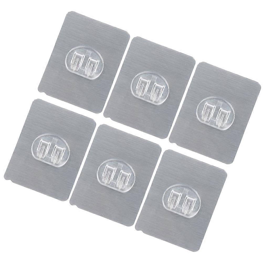 Stainless Steel Clothes Hanger Hook for Household Users 6 Pcs