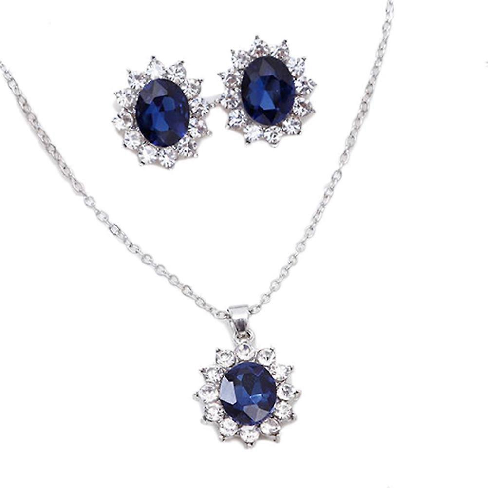 Conjunto de joias de cobre elegante para mulheres com cores sortidas perfeitas para decoração e ocasiões especiais 0,8 polegadas