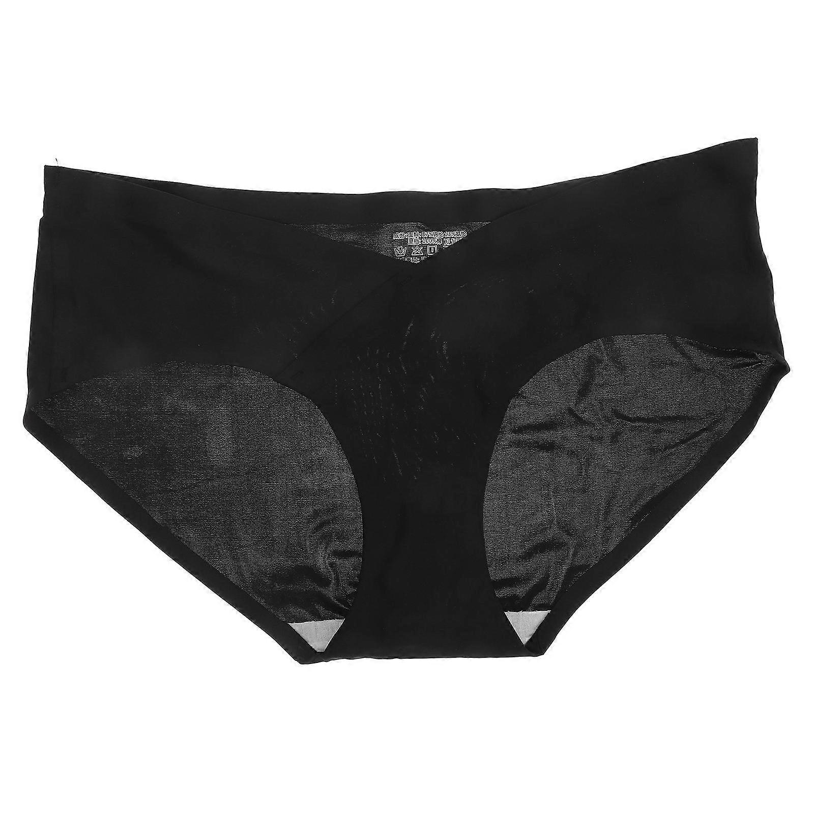 Black Maternity Underwear for Pregnant Women Made of Nylon and Spandex Low Waist Comfortable Size XL