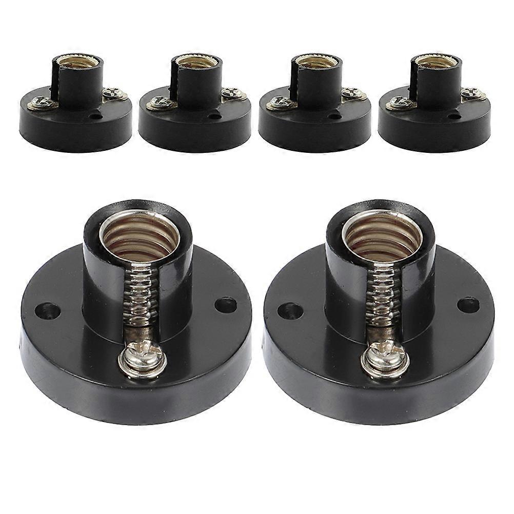Basic Lamp Base Electrical Testing Laboratory Use 3.00X3.00X1.50CM Plastic 6Pcs
