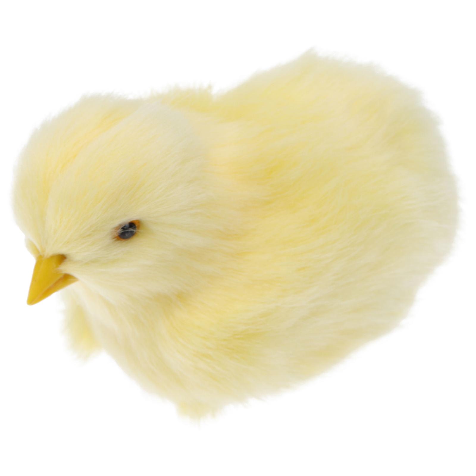 Mini Simulation Chicken Toy Doll Garden Decoration Realistic 1Pack