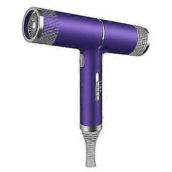 Poderoso Secador de Cabelo Iônico 1300w Para Salão de Beleza Doméstico Roxo