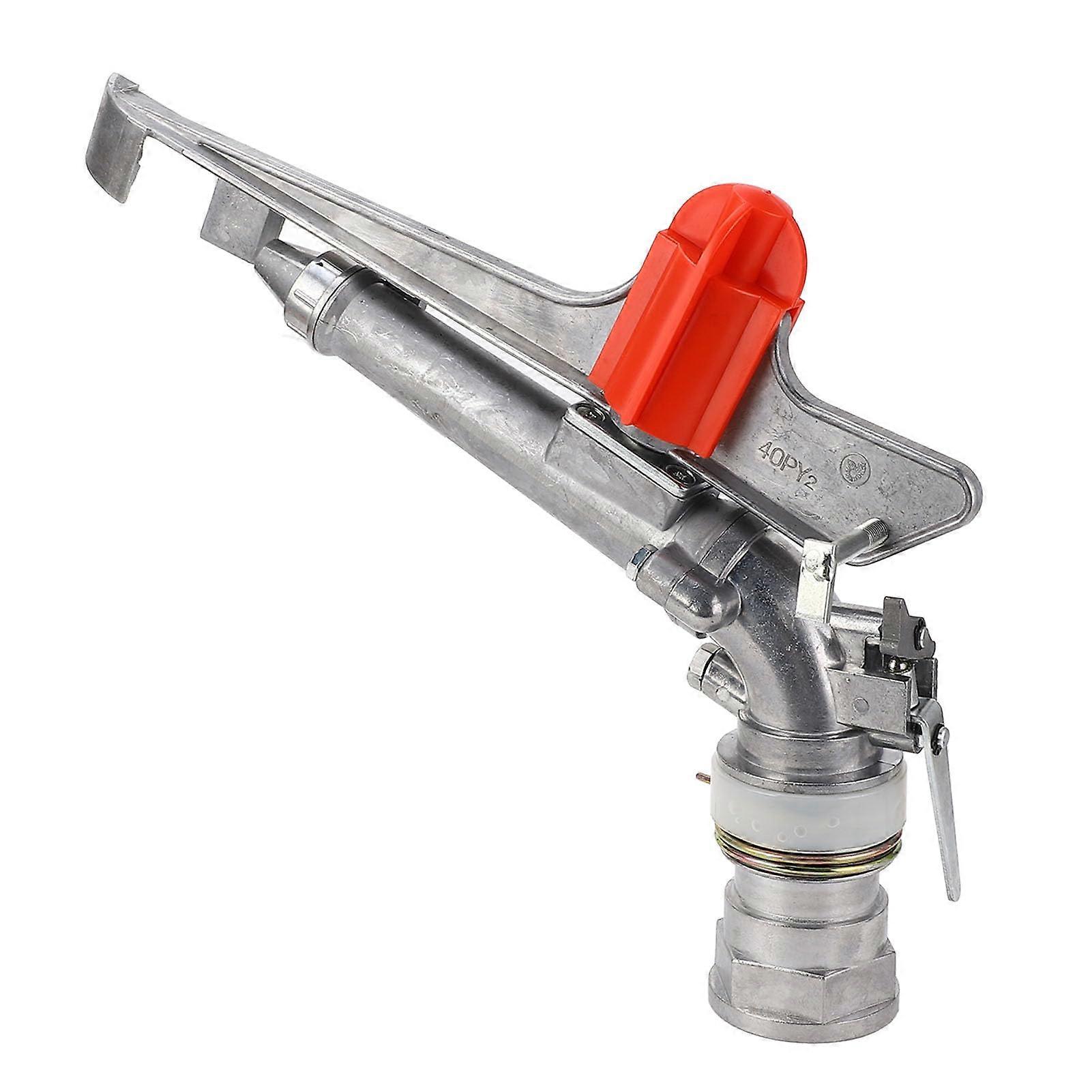 2" Agricultural Sprinkler for Large Areas, 360° Rotating Lawn Irrigation System, Durable Water Sprayer for Farms