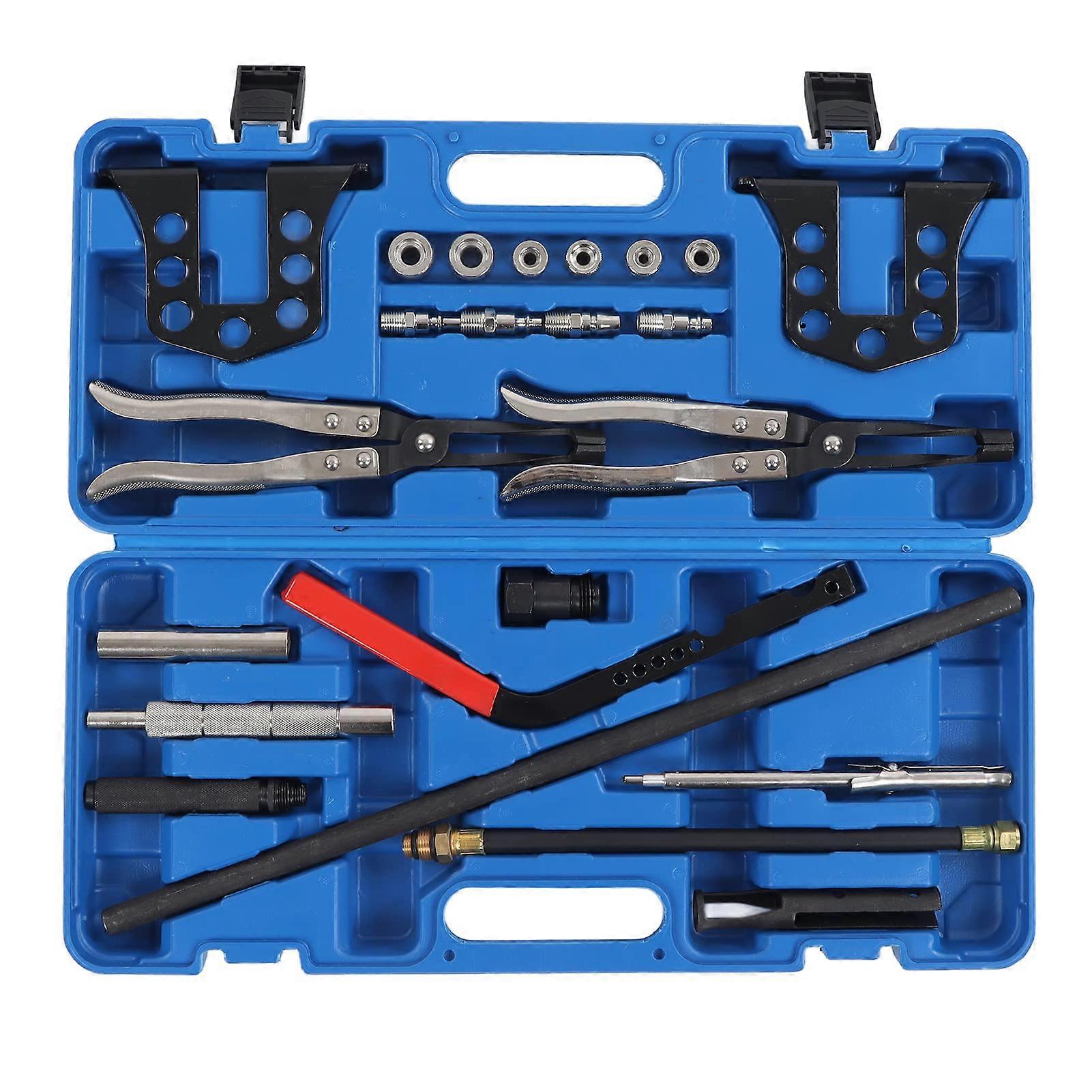 Valve Spring Compressor Kit for 8, 16, and 24 Valve Engines - Valve Spring Remover Tool with Storage Case