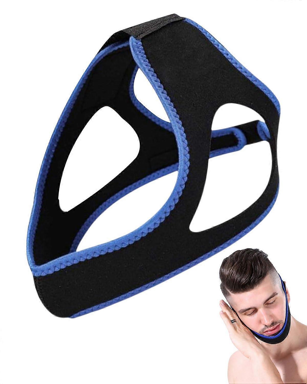 Anti-Snoring Chin Strap For CPAP Users, Adjustable, Soft Nylon, Universal Fit, Stops Snoring For Women And Men