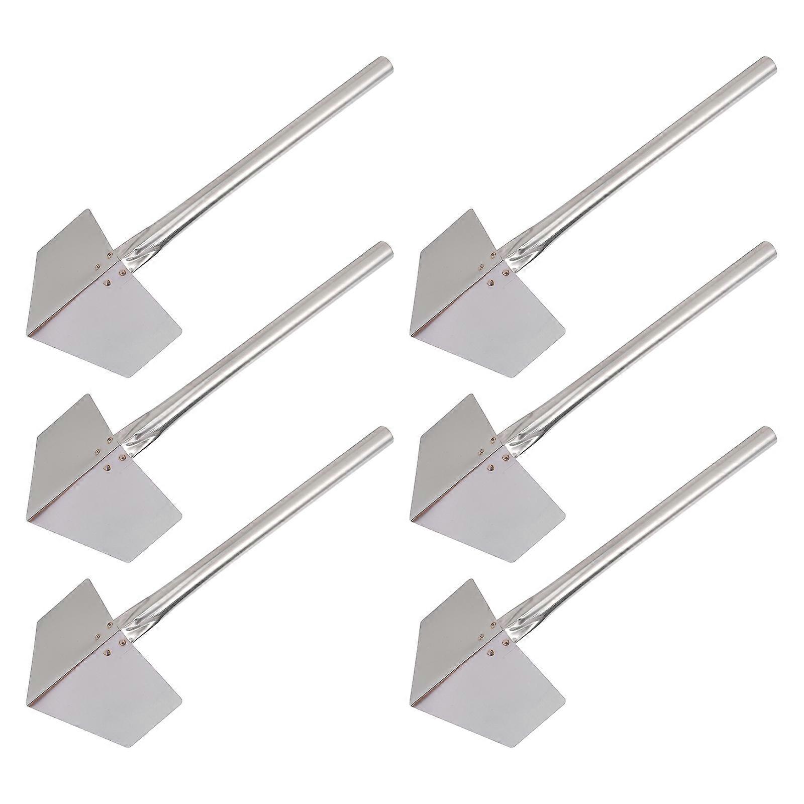 Corner Trowel Set Silver Square Shaped Ergonomic Handle Construction Reduce Sanding Work 6Pcs